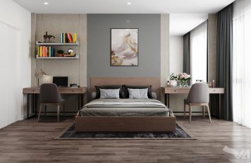 Phòng ngủ Shophouse tại Bắc Ninh Thiết kế nội thất đẹp