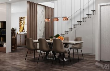 Phòng bếp Shophouse tại Bắc Ninh Thiết kế nội thất đẹp – Shophouse tại Bắc Ninh