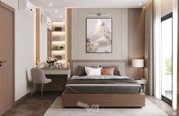 Phòng ngủ nhà liền kề tại Bình Dương