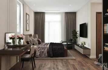 Phòng ngủ Biệt thự ở KĐT Dương Nội phòng ngủ master