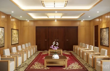 Thiết kế nội thất đẹp – Phòng tiếp khách của một cơ quan quân đội Thiết kế nội thất đẹp – Phòng tiếp khách của một cơ quan quân đội