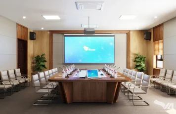 Thiết kế nội thất đẹp – Phòng họp quốc tế của cơ quan quân đội Thiết kế nội thất đẹp