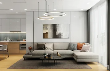 Thiết kế và thi công nội thất chung cư The Zei tại Hà Nội Thiết kế nội thất chung cư The Zei theo phong cách hiện đại,