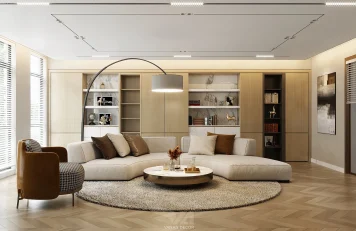 Phòng khách Ha Noi Garden City Thiết kế nội thất đẹp