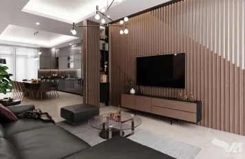 Phòng khách nhà liền kề Quảng Ninh Thiết kế nội thất đẹp – Nhà liền kề Quảng Ninh