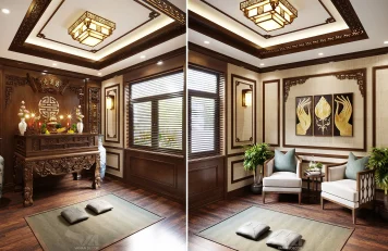 Phòng thờ biệt thự tại Tuyên Quang