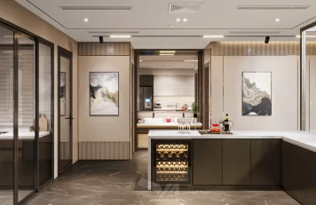 Phòng bếp nhà phố Thái Phiên Thiết kế nội thất đẹp – Nhà phố phong cách hiện đại, sang trọng ở Thái Phiên