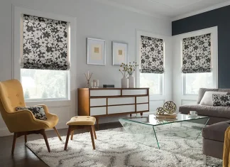 Thiết kế nội thất đẹp – Tìm hiểu về rèm roman