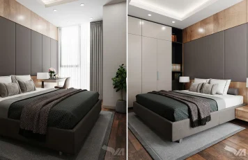 Phòng ngủ nhà phố ở quận 9, tp. Hồ Chí Minh Thiết kế nội thất đẹp – Nhà phố ở quận 9, thành phố Hồ Chí Minh