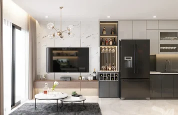 Thi công nội thất chung cư 65m2 tại Vinhomes Ocean Park Thiết kế và thi công nội thất chung cư 65m2 tại Vinhomes Ocean Park