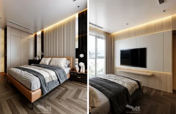 Phòng ngủ chung cư The Sang tại Đà Nẵng