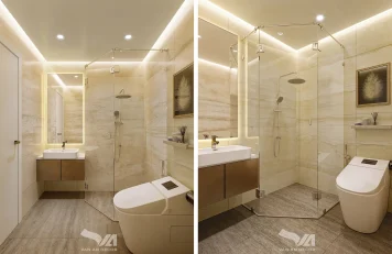 Phòng tắm shophouse tại Bình Dương