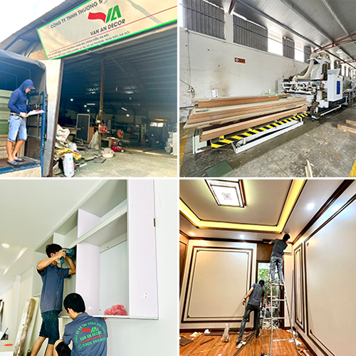 Công trình thực tế được bảo hành chất lượng bởi Vạn An Decor