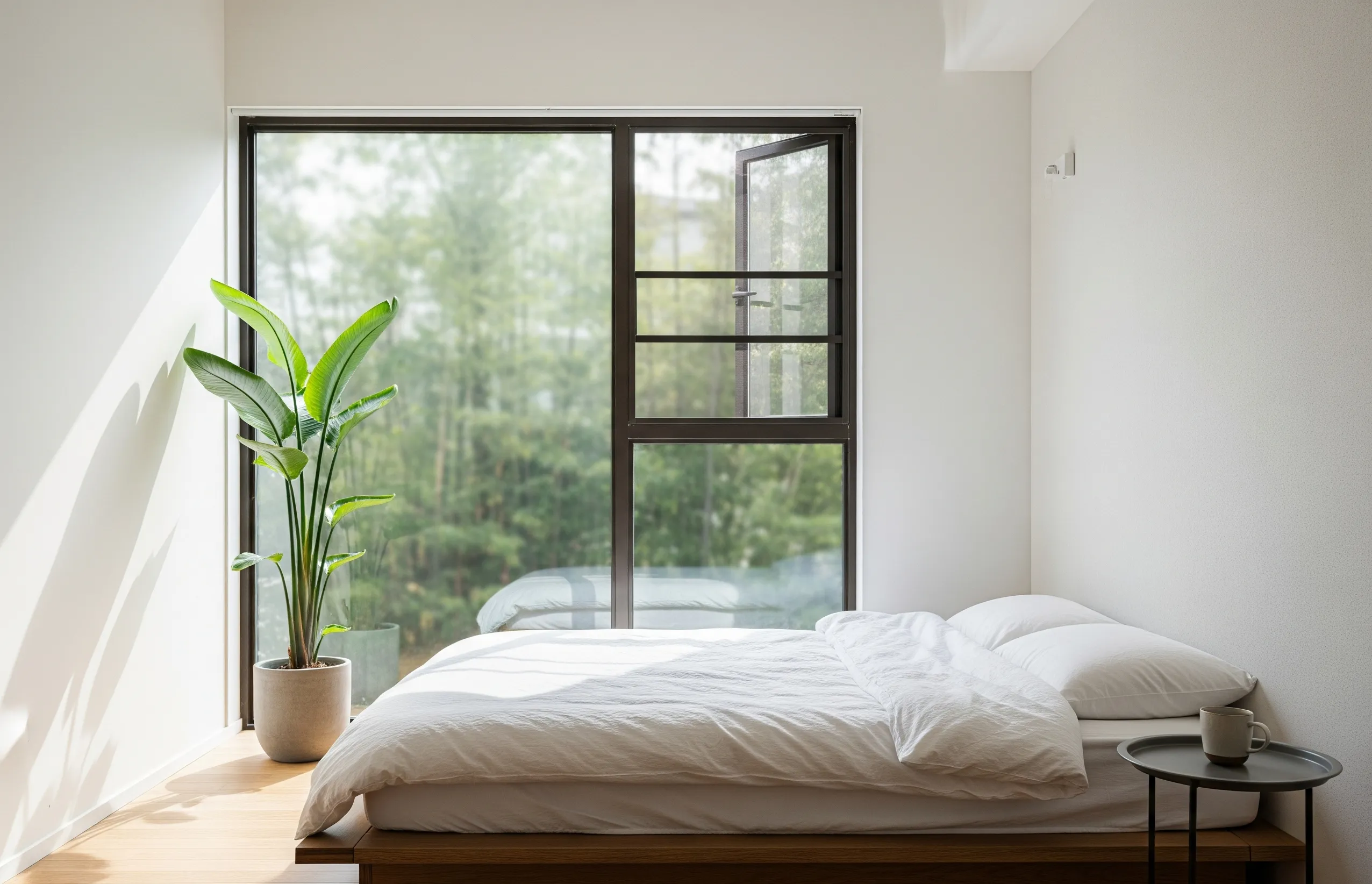 Phòng ngủ homestay ấm áp