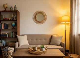 Thiết kế nội thất đẹp cho homestay – Thu hút khách ngay từ cái nhìn đầu tiên Phòng khách vintage với nội thất gỗ