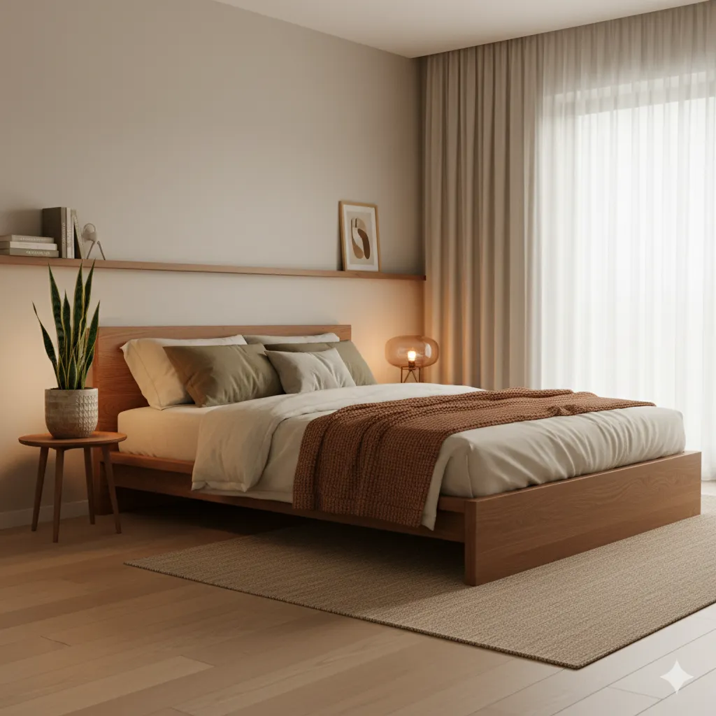 Thiết kế nội thất đẹp phòng ngủ hợp phong thủy