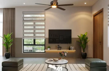 Thiết kế nội thất đẹp – Biệt thự song lập Bình Dương – Căn 61 1-BT06