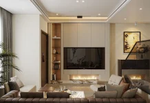 Thiết kế nội thất đẹp – Biệt thự Bình Dương P KHACH