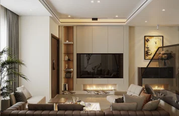 Thiết kế nội thất đẹp – Biệt thự D34A-18 Bình Dương P KHACH