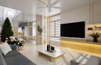 Thiết kế nội thất đẹp – Shophouse Bình Dương hiện đại