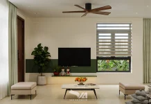 Thiết kế nội thất đẹp – Biệt thự song lập Bình Dương – Căn 64 TANG 1_PHONG KHACH