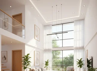 Thiết kế nội thất căn hộ duplex – Nâng tầm trải nghiệm sống hai tầng hiện đại Thiết kế nội thất duplex sử dụng ánh sáng tự nhiên và nhân tạo hài hòa.