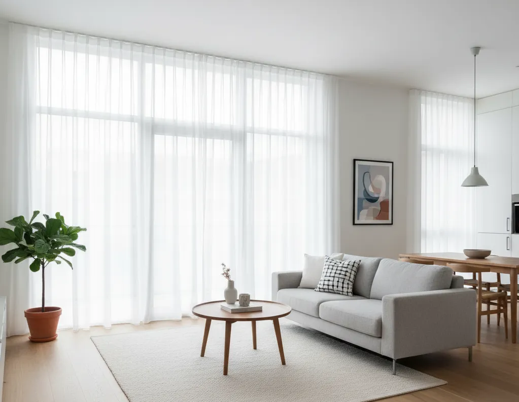 Thiết kế nội thất nhà phố với ánh sáng tự nhiên và cửa kính lớn