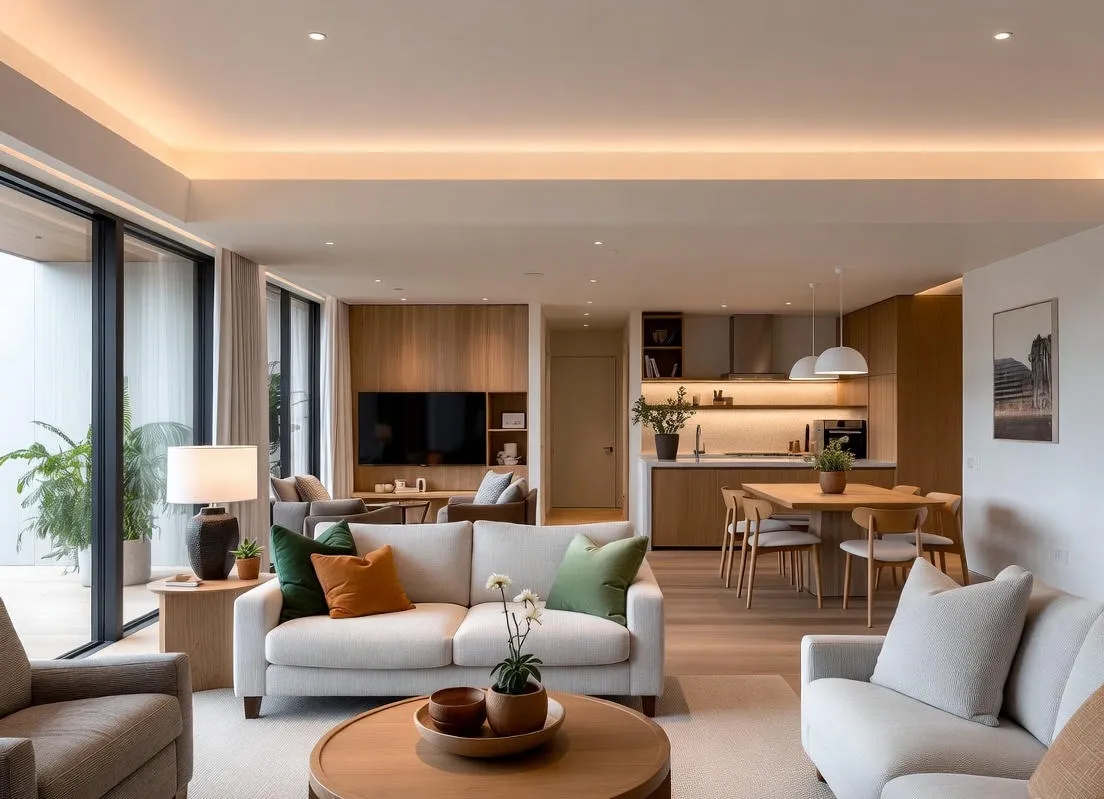 thiết kế nội thất đẹp phòng khách theo nhịp sinh hoạt gia đình