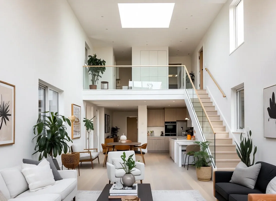 Không gian nhà ống được thiết kế mở, giảm cảm giác hẹp chiều ngang.