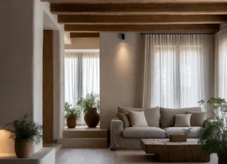 Thiết kế nội thất chữa lành – Khi ngôi nhà trở thành nơi hồi phục năng lượng Vật liệu tự nhiên trong thiết kế nội thất chữa lành