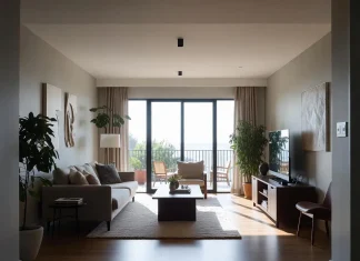 Thiết kế nội thất theo dòng chảy ánh nhìn – Nghệ thuật dẫn dắt cảm nhận không gian Thiết kế nội thất phòng khách theo dòng chảy ánh nhìn