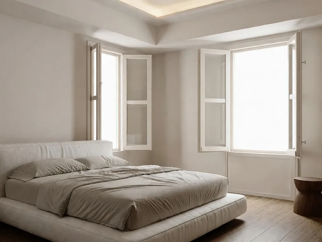 Thiết kế nội thất phòng ngủ cải tạo sáng sủa và thư giãn