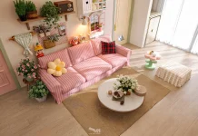 Thiết kế nội thất đẹp – Chung cư Lancaster tại Hà Nội Phòng khách 2