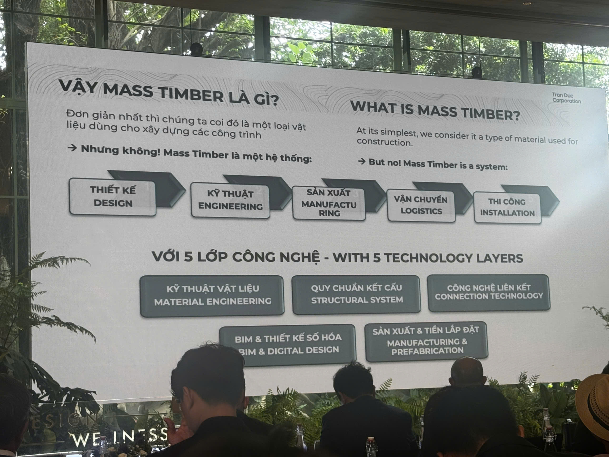 Công nghệ Mass Timber trong xây dựng hiện đạ