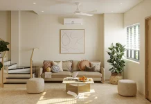 Thiết kế nội thất đẹp – Nhà liền kề tại Bình Dương khach 1