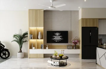 Thiết kế nội thất đẹp – Shophouse Suncasa Square phong cách hiện đại pk 1