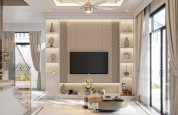 Tham khảo xu hướng tông màu nội thất cho không gian phòng khách trangbe 2