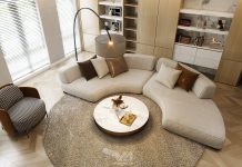 Các kiểu dáng sofa tạo điểm nhấn cho phòng khách