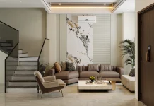 Phòng khách nhà phố qua góc nhìn của Vạn An Decor